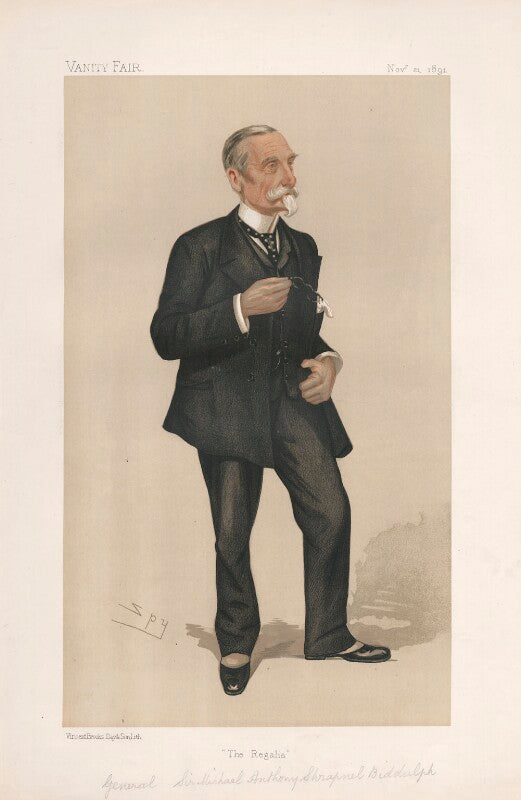 Sir michael anthony shrapnel biddulph ('men of the day. no. 524.') npg d44569