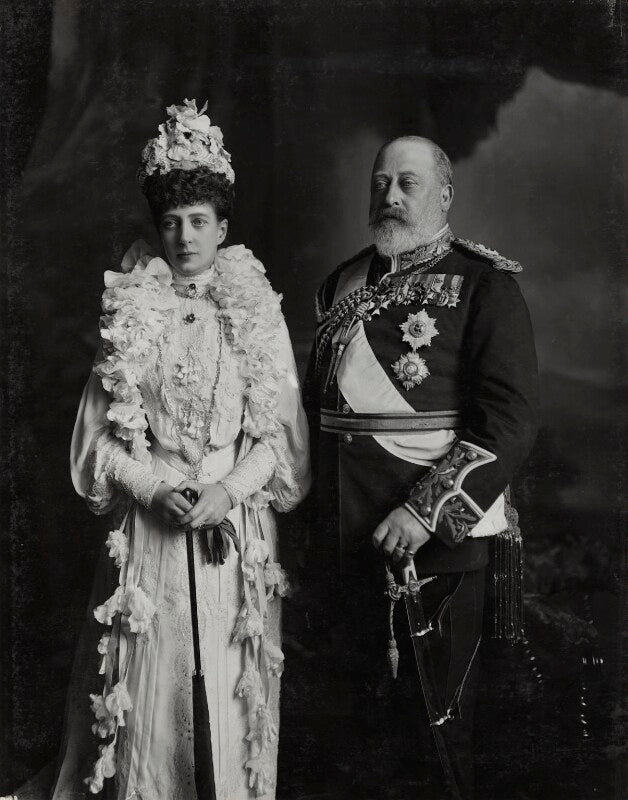 Queen alexandra; king edward vii npg ax29370