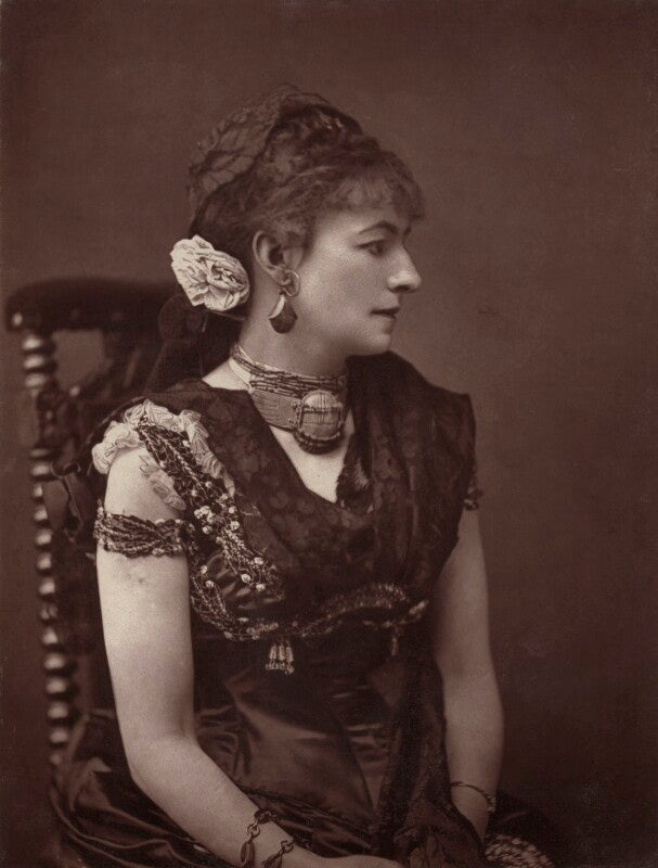 Helena modjeska chlapowska as adrienne in 'adrienne lecouvreur' npg ax7635