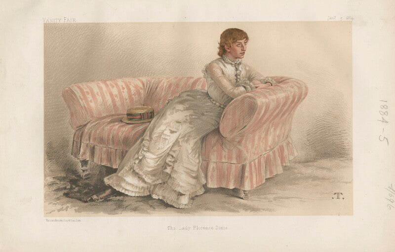 Lady florence caroline dixie (née douglas) ('ladies. no. 6.') npg d44155