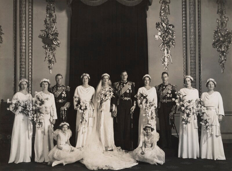 The wedding of prince george, duke of kent and princess marina, duchess of kent npg x126333