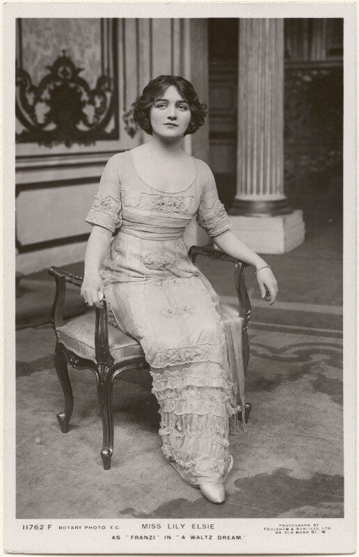 Lily elsie as 'franzi' in 'a waltz dream' npg x201087