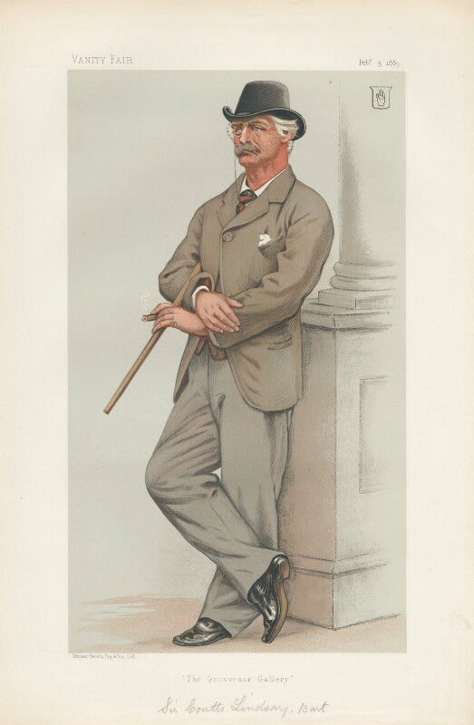 Sir coutts lindsay, 2nd bt ('men of the day. no. 274.') npg d44106