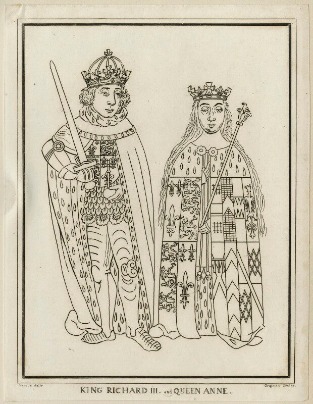 King richard iii and anne neville, queen of england npg d23817