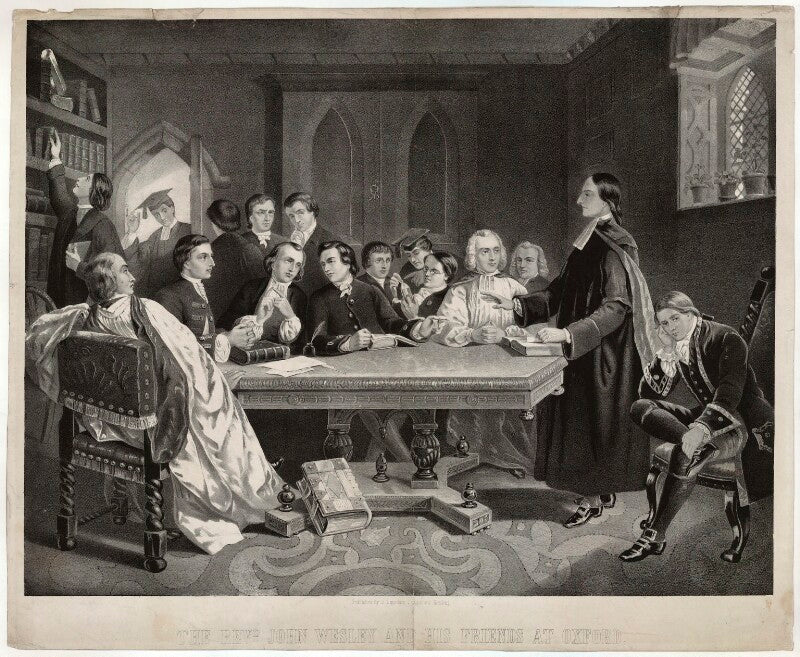 John wesley ('the revd john wesley and his friends at oxford') npg d37687