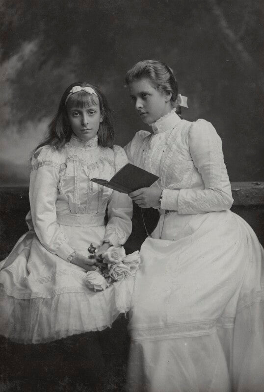 Queen louise of sweden (née lady louise alexandra marie irene mountbatten); princess alice of greece and denmark npg ax26443