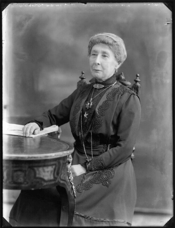 Katharine maria (née charters), lady maccormac npg x120477