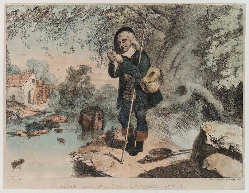'izaak walton the old english angler' npg d19394