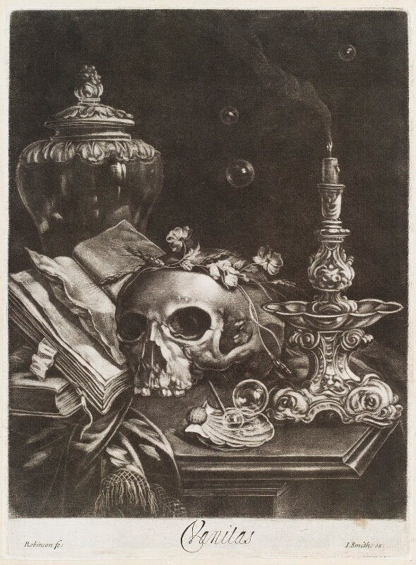 Vanitas (still life with skull) npg d11770