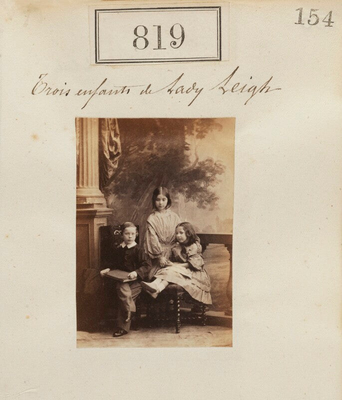 The children of the 2nd baron leigh npg ax50425