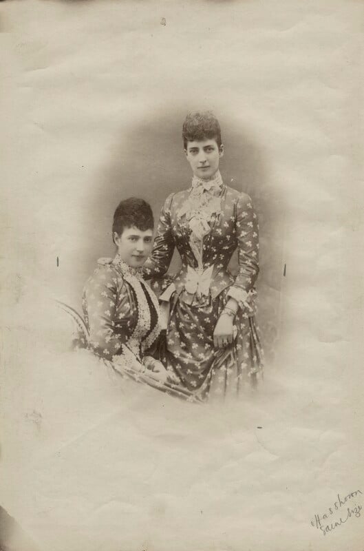 Maria feodorovna, empress of russia (princess dagmar); queen alexandra npg x8006