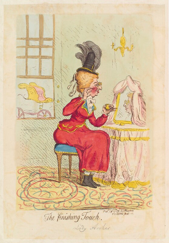 Sarah archer (née west), lady archer ('the finishing touch') npg d12424