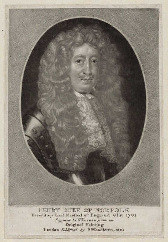 Henry howard, 6th duke of norfolk npg d30824