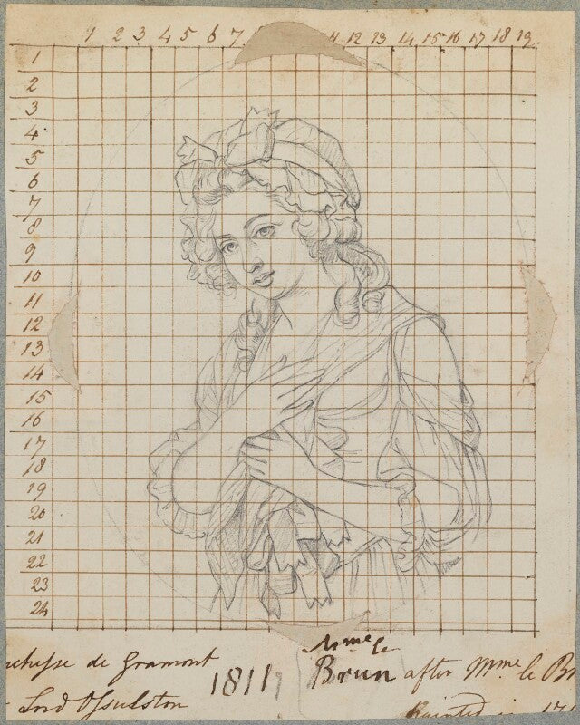 Aglaé louise françoise gabrielle de polignac, duchesse de gramont et guiche npg d17628