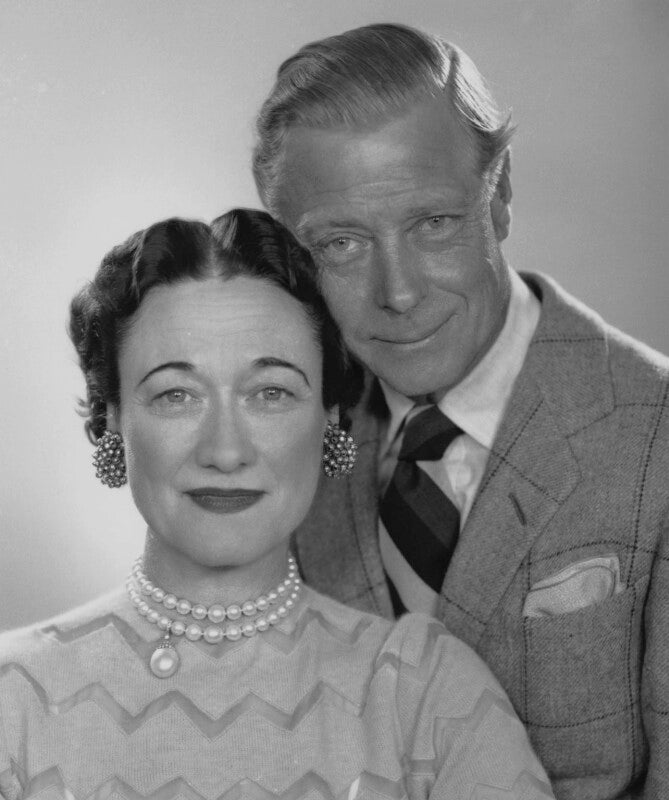 Wallis, duchess of windsor; prince edward, duke of windsor (king edward viii) npg x32657