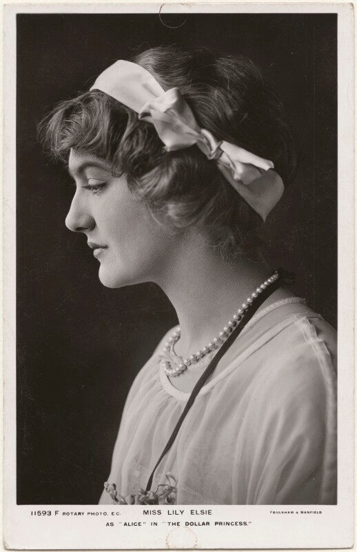 Lily elsie as 'alice' in 'the dollar princess' npg x201065