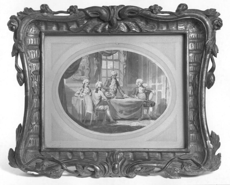 Plenipotentiaries of britain, holland, prussia and russia signing the treaty of 1791 npg 6263