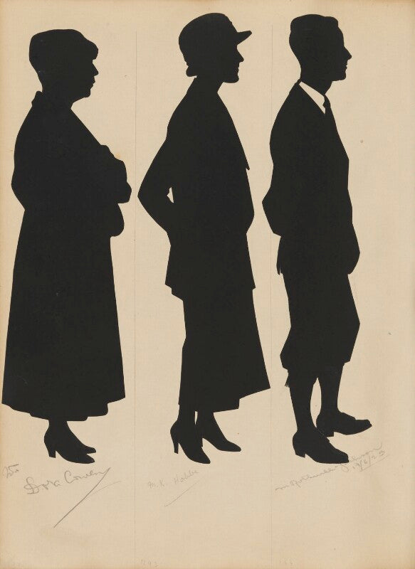 Tourists on the west pier, brighton (dora cowley?; m.k. hobbs; james frederick marshall rothwell jackson) npg d46537