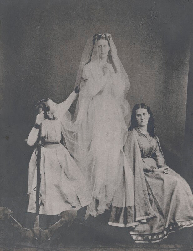 Constance anne (née herschel), lady lubbock; matilda rose waterfield (née herschel); julia mary maclear (née herschel) npg x44628