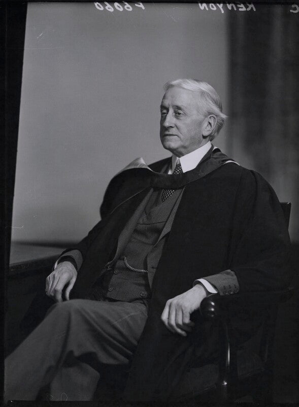 Sir harold vaughan kenyon npg x90104