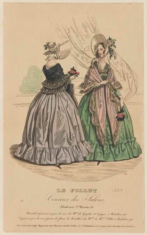 Walking dresses, may 1838 npg d47740