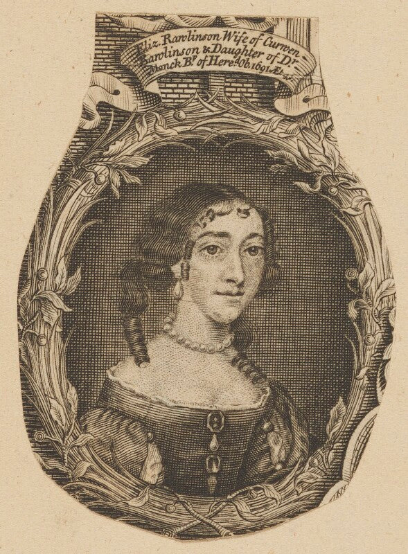 Elizabeth rawlinson (née monck) npg d30600