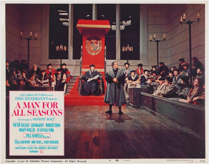 A man for all seasons lobby card 4 (leo mckern as thomas cromwell, earl of essex) npg d48105