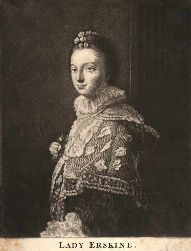 Janet (née wedderburn), lady erskine npg d1868