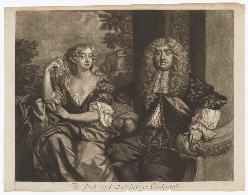 John maitland, duke of lauderdale; elizabeth murray, duchess of lauderdale and countess of dysart npg d37192