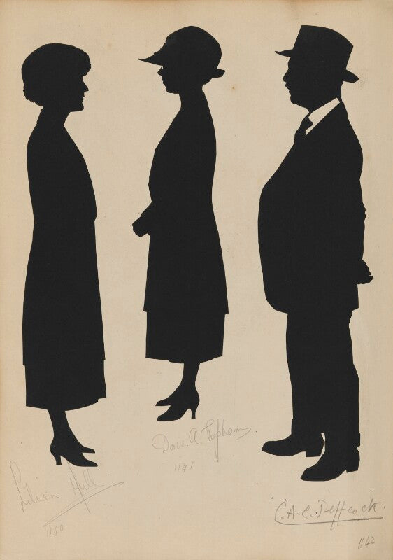 Lilian hull; dora a. popham; charles augustine castleford jeffcock npg d46437