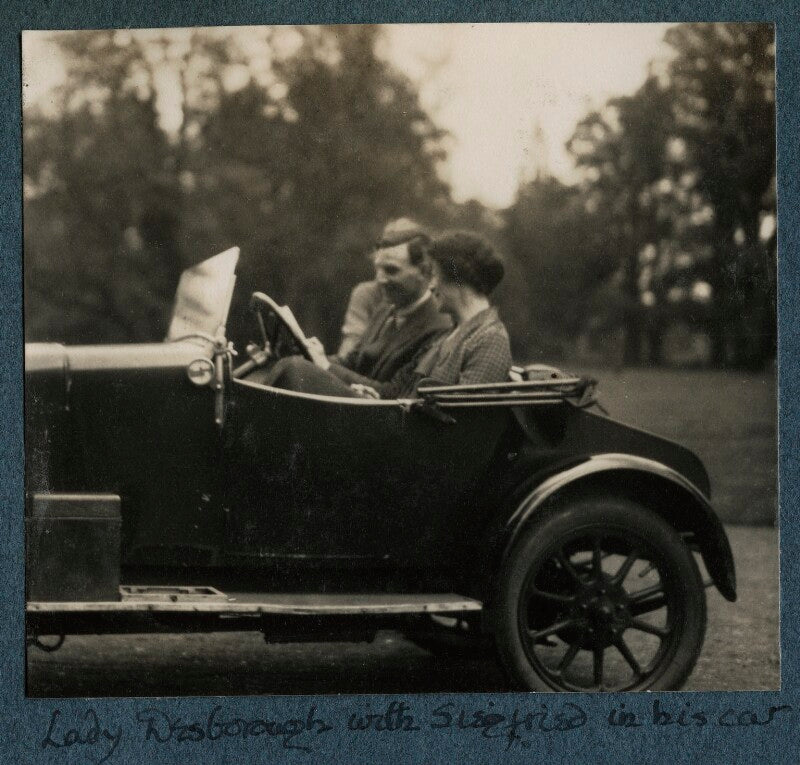 Siegfried sassoon; ethel anne priscilla ('ettie') grenfell (née fane), lady desborough npg ax142554