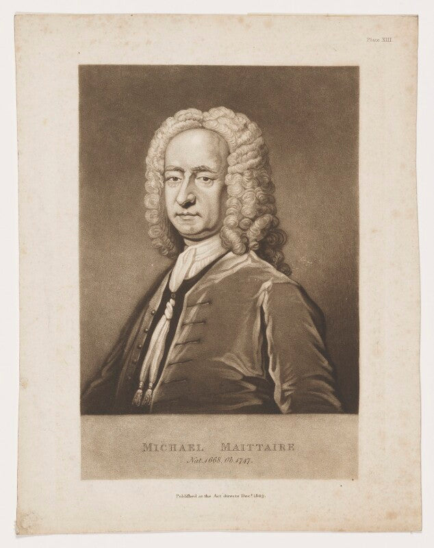 Michael maittaire npg d38153