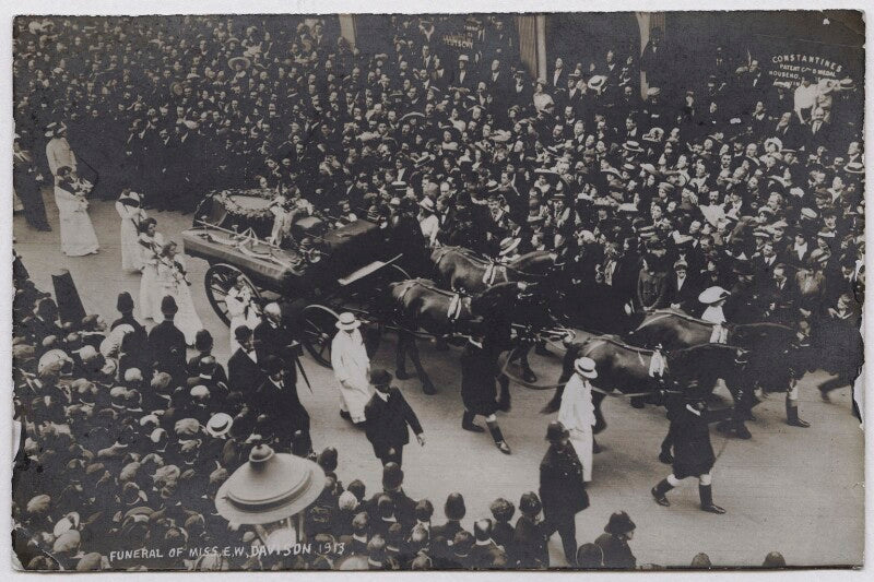 Procession of emily davison’s funeral npg x45196