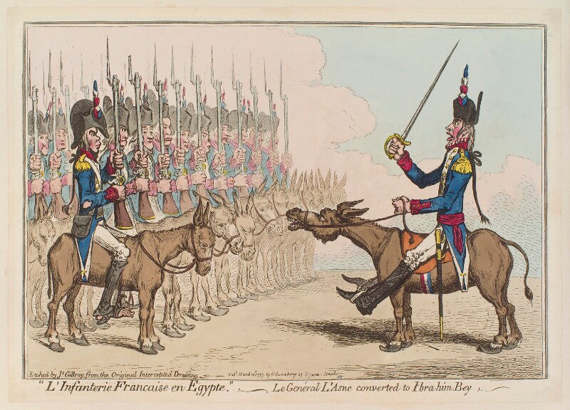 '"l'infanterie francaise en egypte." le genéral l'asne converted to ibrahim bey' npg d12681