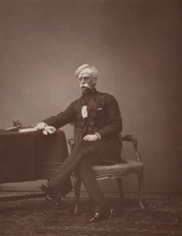 Sir john hare as colonel gaunt in 'the queen's shilling' npg ax7704