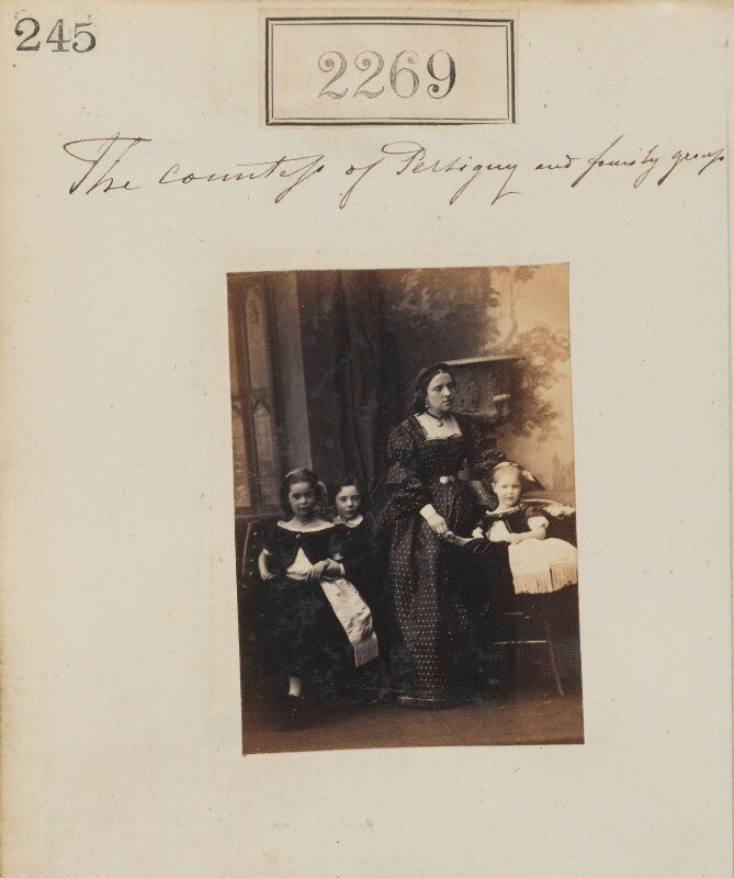 Comtesse de persigny with her children npg ax51657