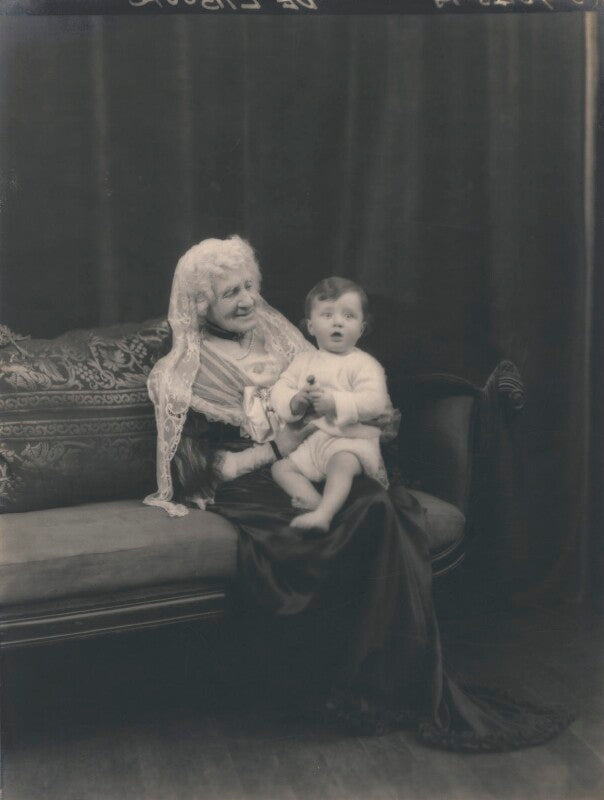 Lois frances selfridge (née baxter) with her grandchild npg x199636