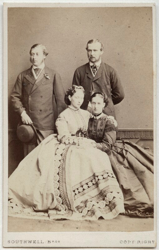 King edward vii; princess alice, grand duchess of hesse; louis iv, grand duke of hesse and by rhine; queen alexandra npg ax47006
