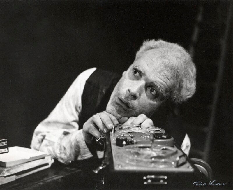 Patrick magee as krapp in 'krapp's last tape' npg x127341