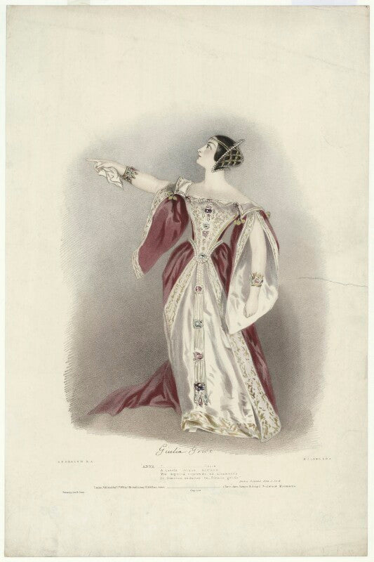Giulia grisi as anna bolena npg d34975