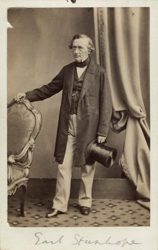 Philip stanhope, 5th earl stanhope npg ax30355