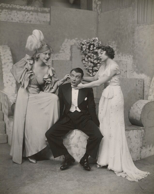 Frances day; sir john mills; louise browne npg x127092