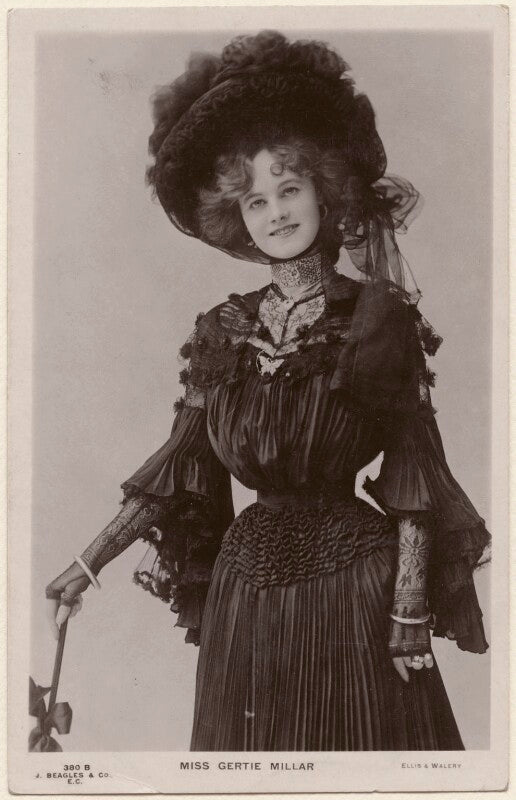 Gertie millar as cora in 'the toreador' npg x160530
