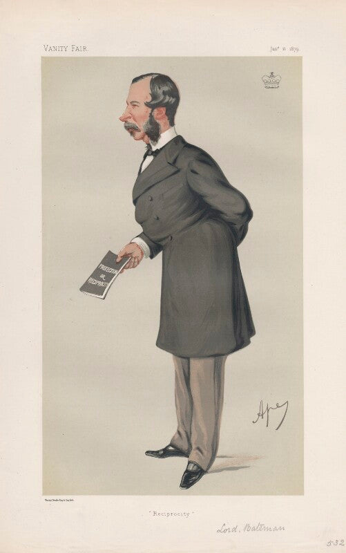 William bateman bateman hanbury, 2nd baron bateman ('statesmen. no. 292.') npg d43885