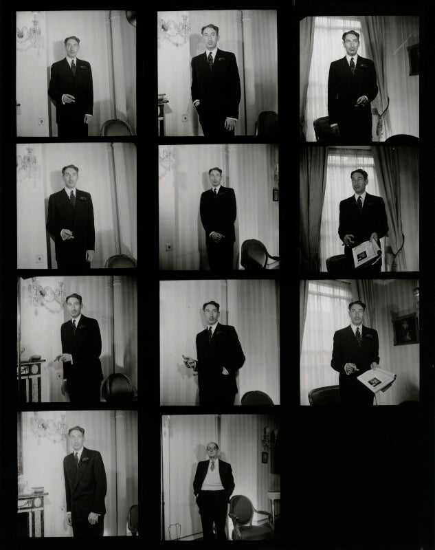 Sir anthony henry lindsay hogg, 2nd bt and an unknown man npg x195316