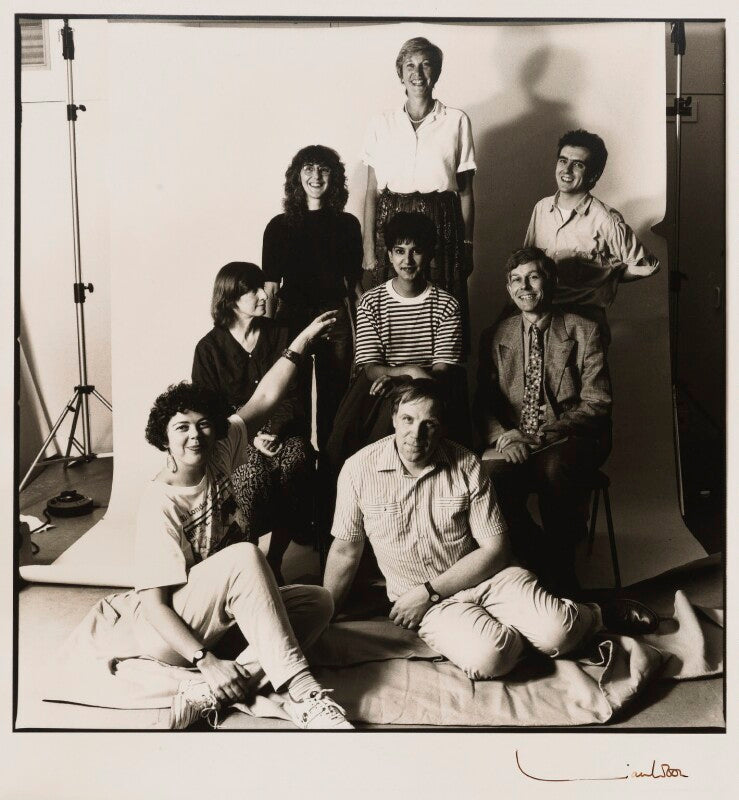 Archive staff at the national portrait gallery npg x138836