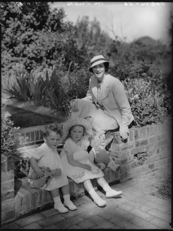 Sir george william langham christie; rosamund agnes hay christie; audrey mildmay npg x37209