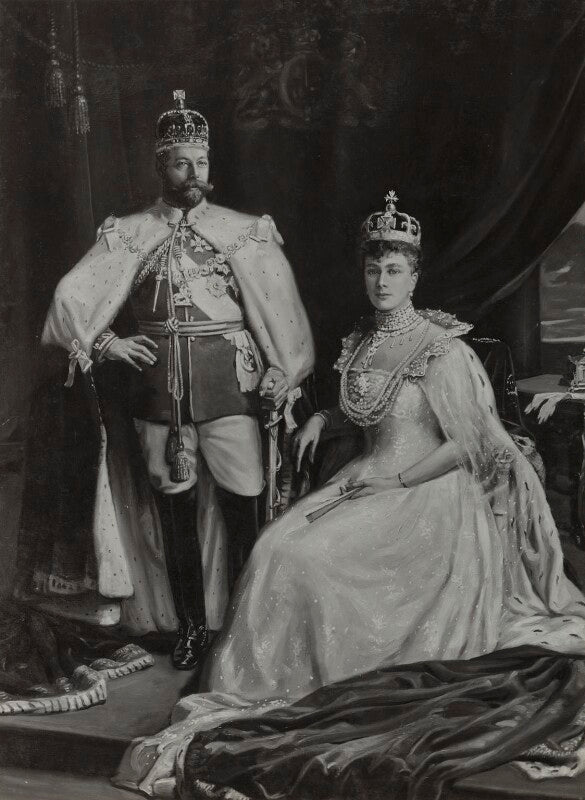 King george v; queen mary npg ax26488