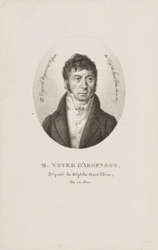 Marc rené, comte le voyer de paulmy d'argenson npg d15393