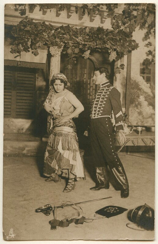 Rosario guerrero as carmen and m. volbert as don josé in the ballet 'carmen' npg ax160471